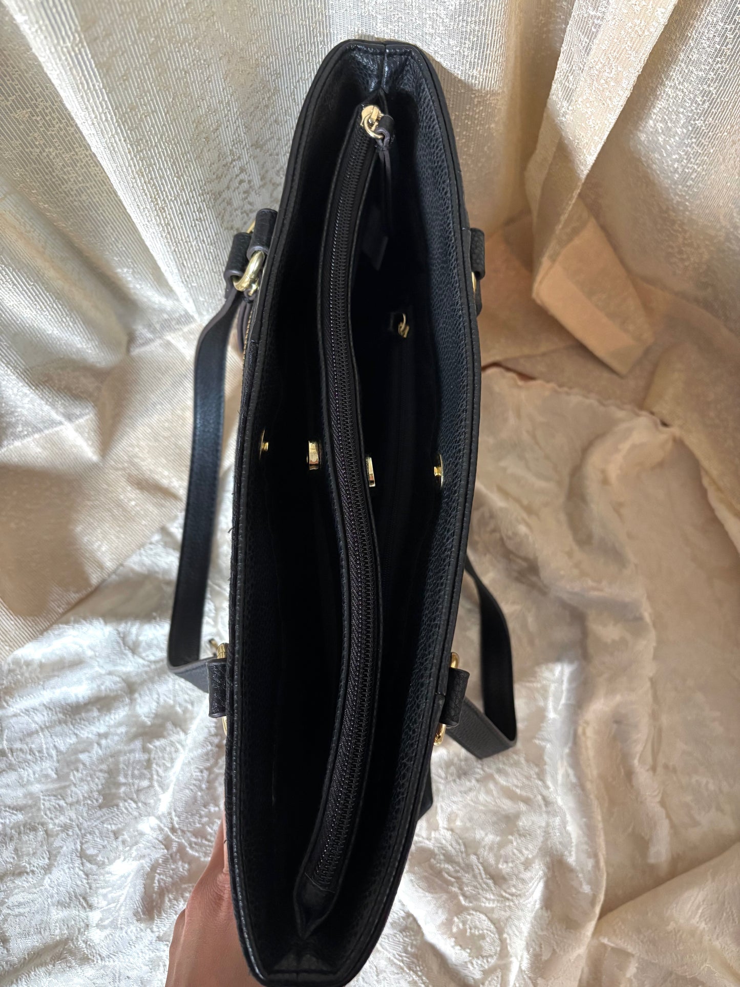 90s Liz Claiborne multimedia tote