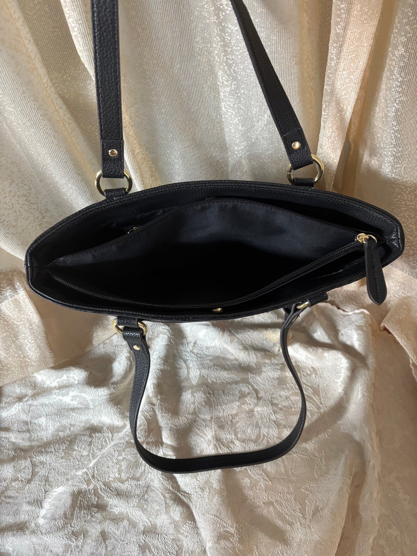 90s Liz Claiborne multimedia tote