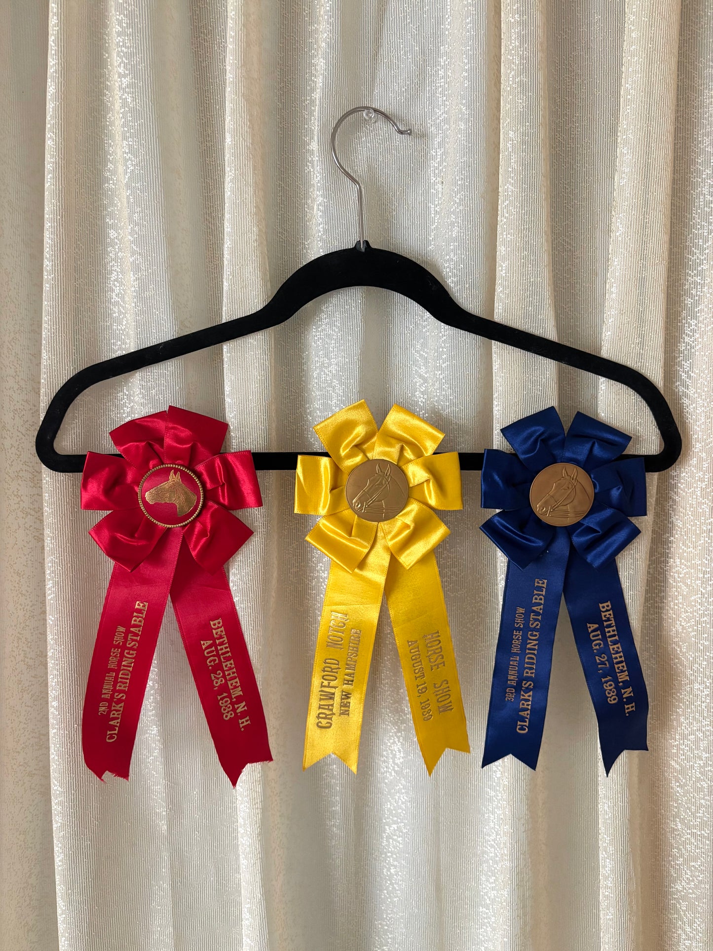 Vintage Annual Horse Show ribbons