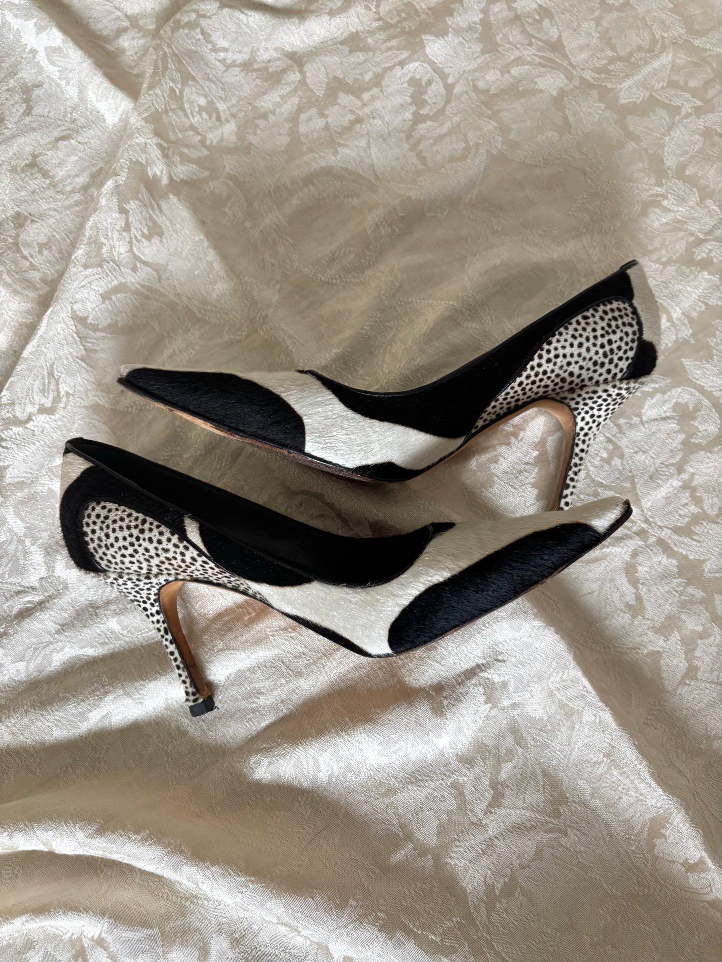 Vintage Manolo Blahnik pony-hair stilettos