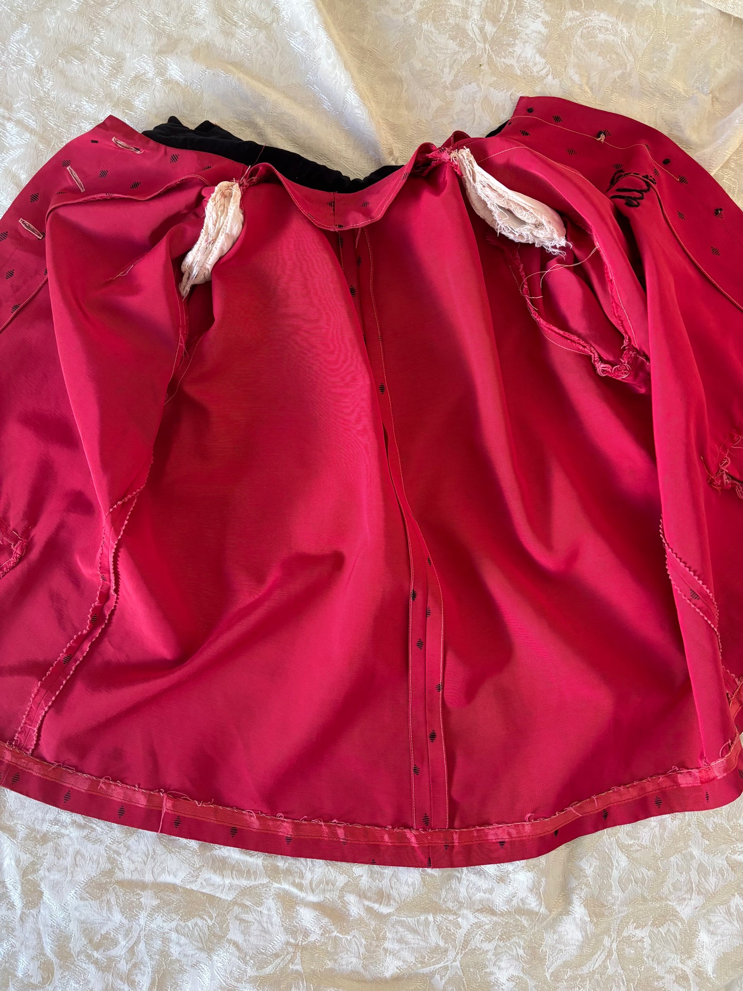 Vintage Lu Ann chain stitch bowling shirt