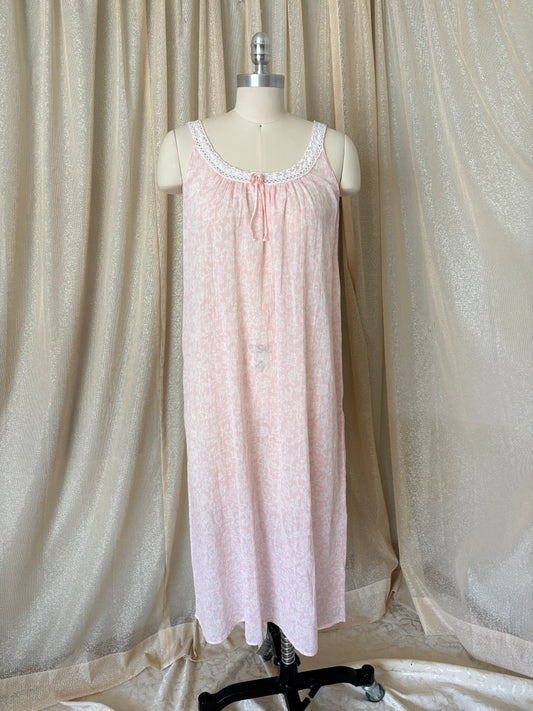 Oscar de la Renta pink label cotton night dress
