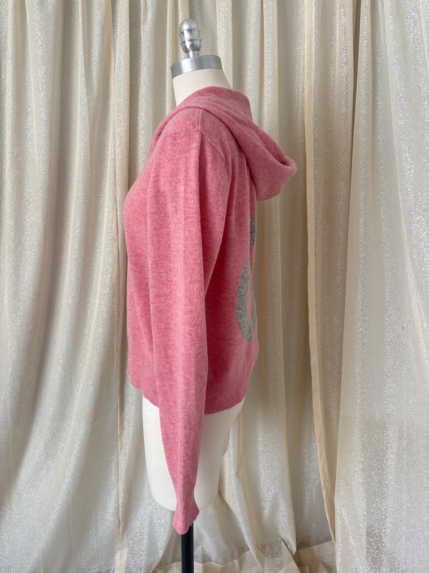 Sundance lambswool pink peace hoodie