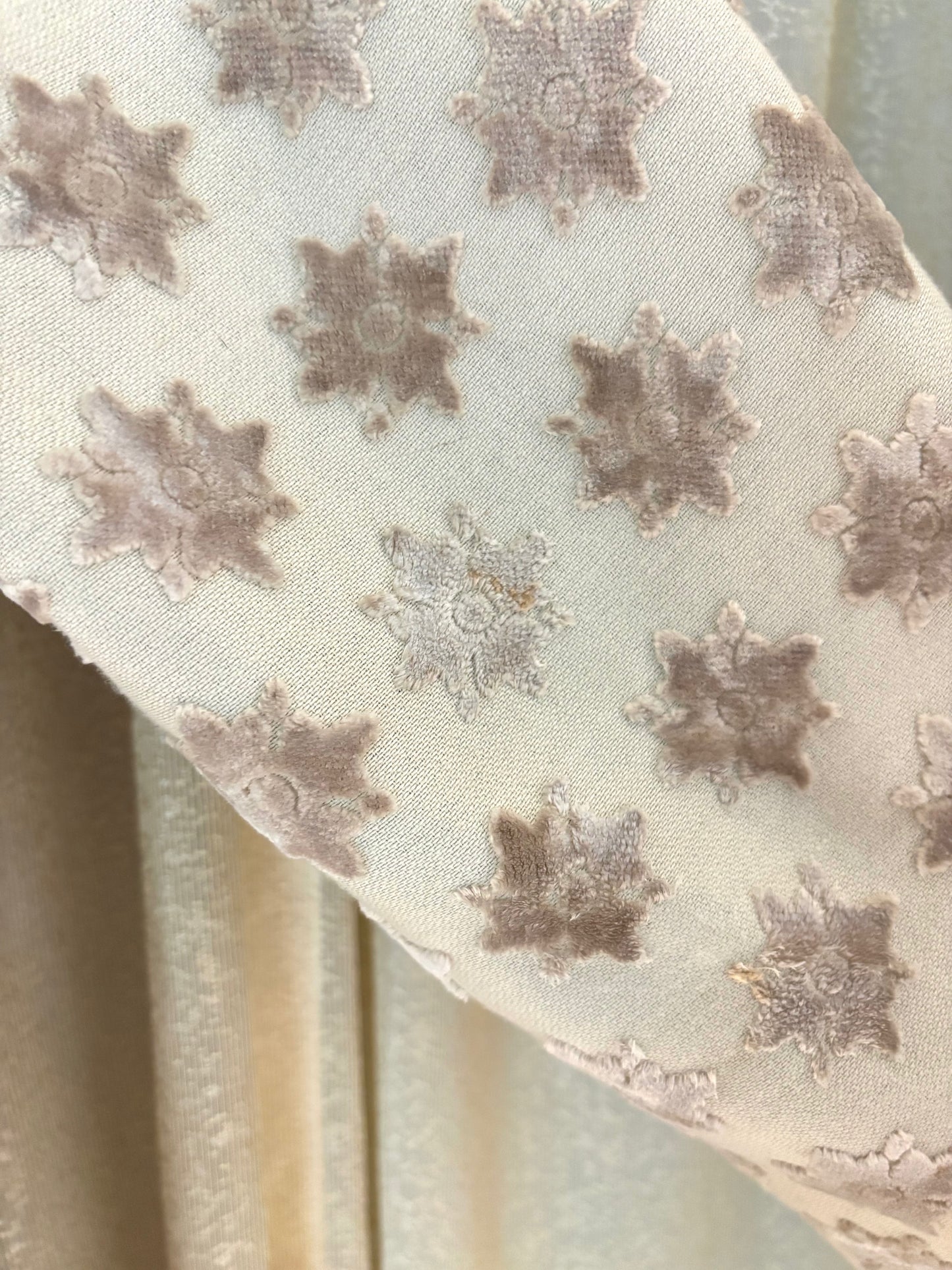 Velvet floral star coat