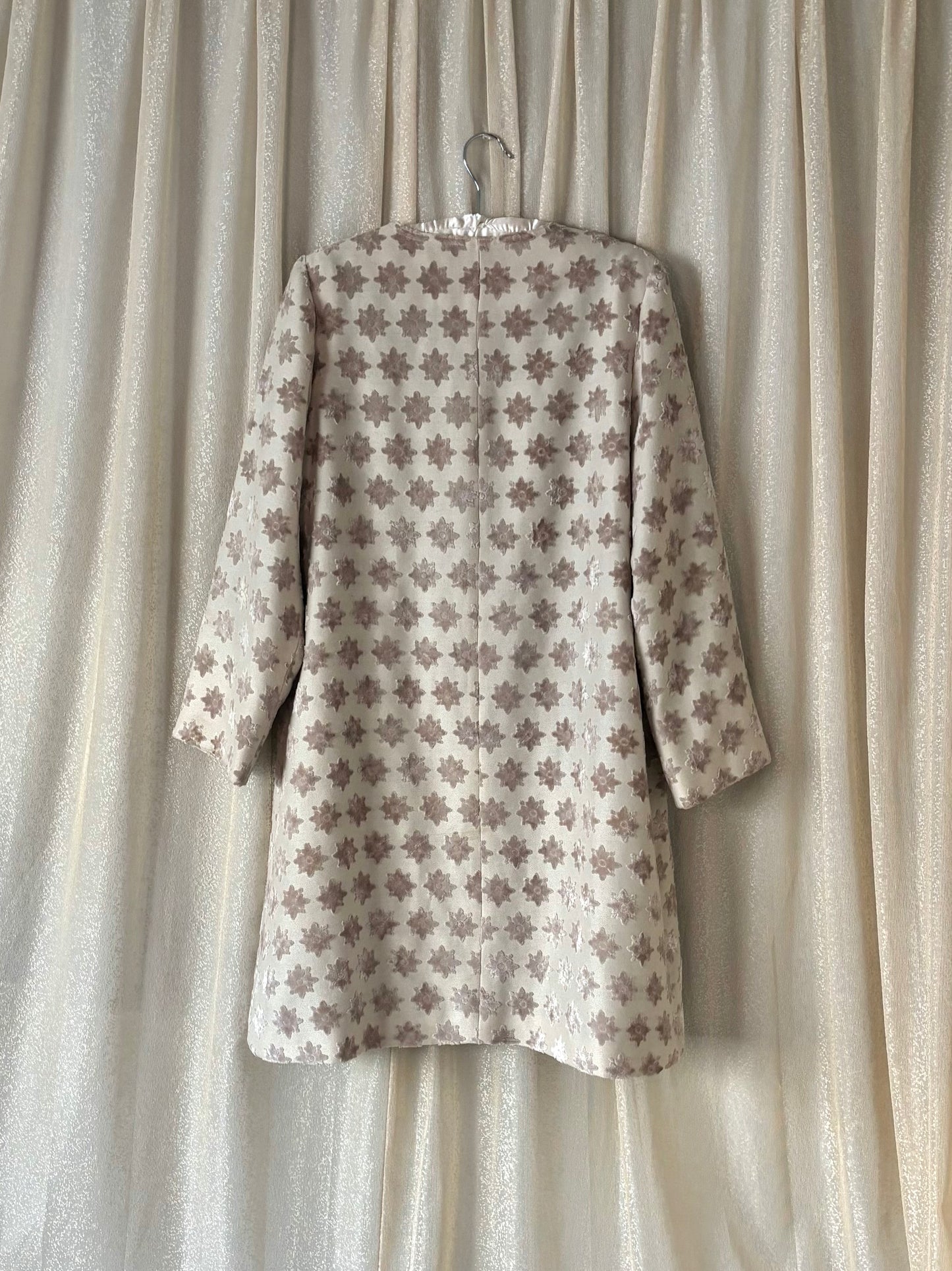 Velvet floral star coat