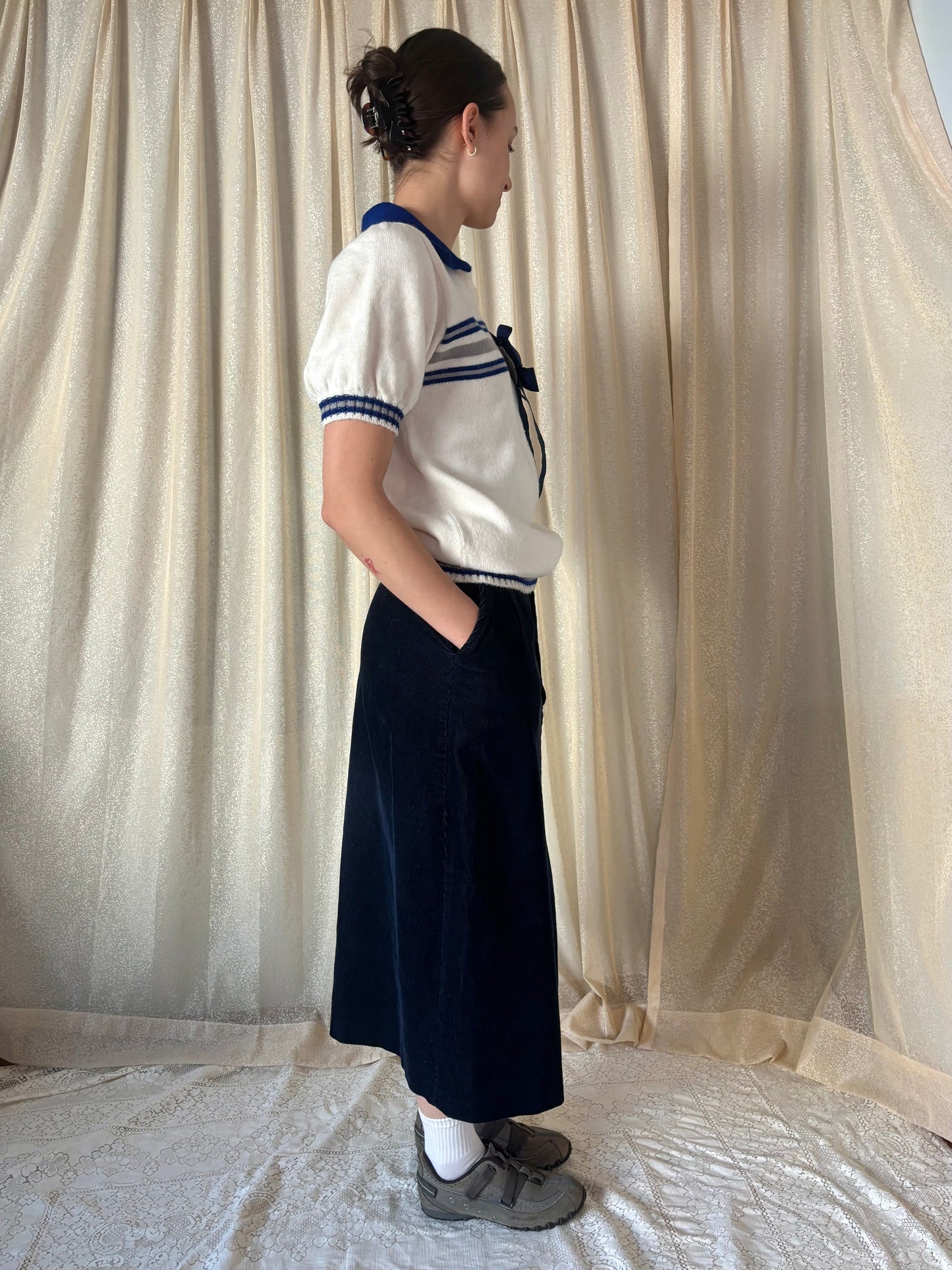 70s Sears corduroy skirt