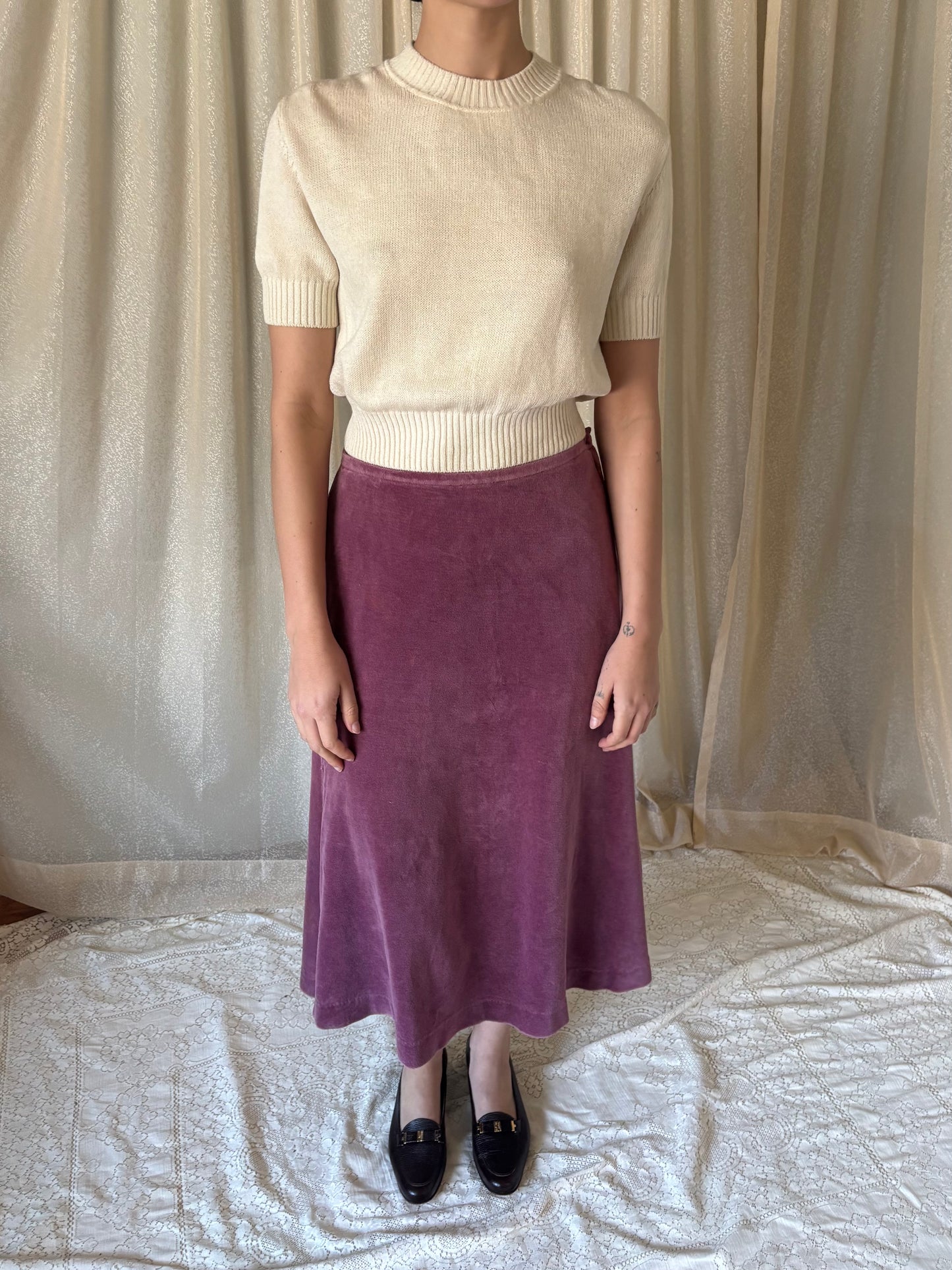 St. John cropped knit