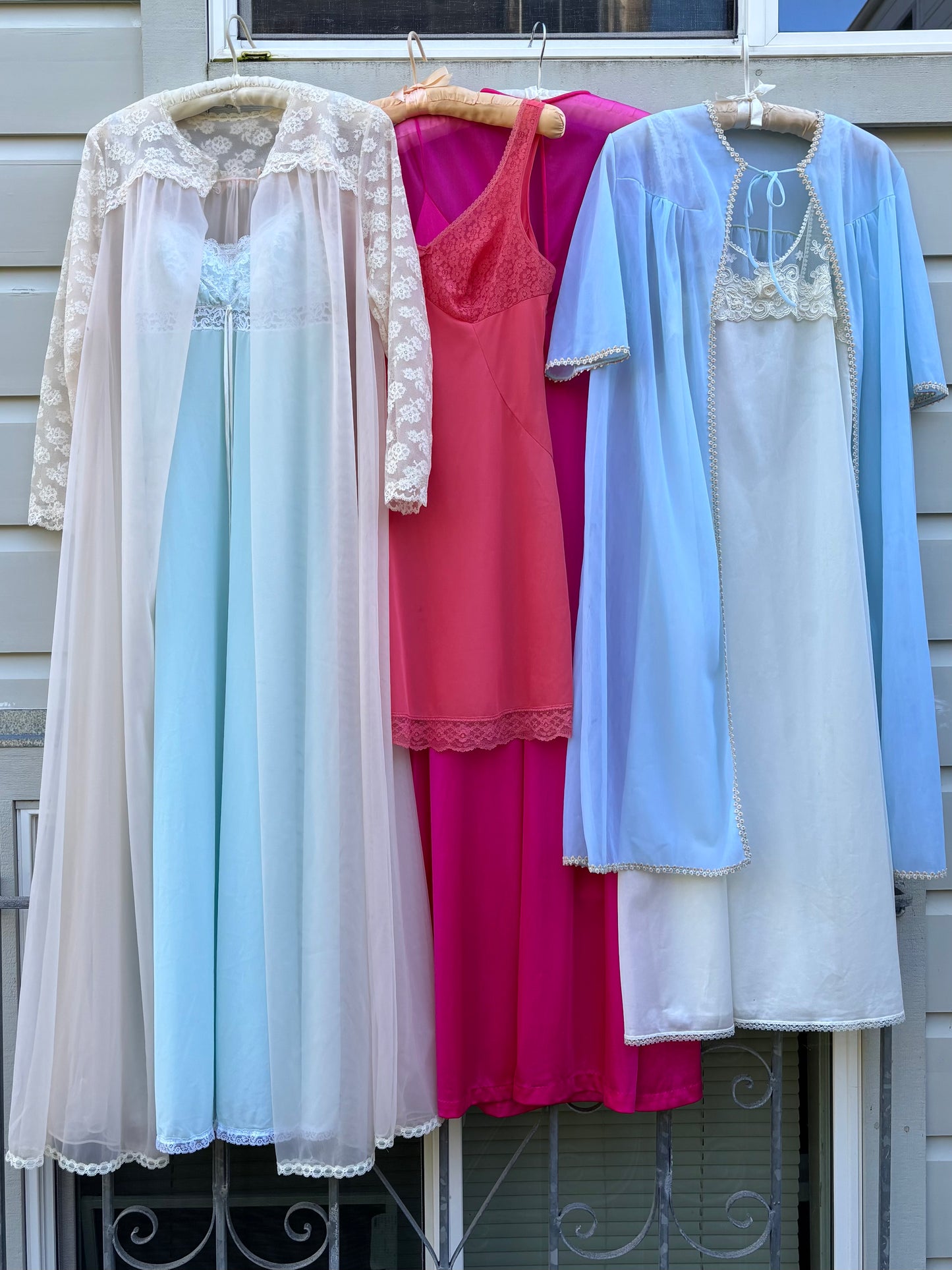 White embroidered lace slip dress