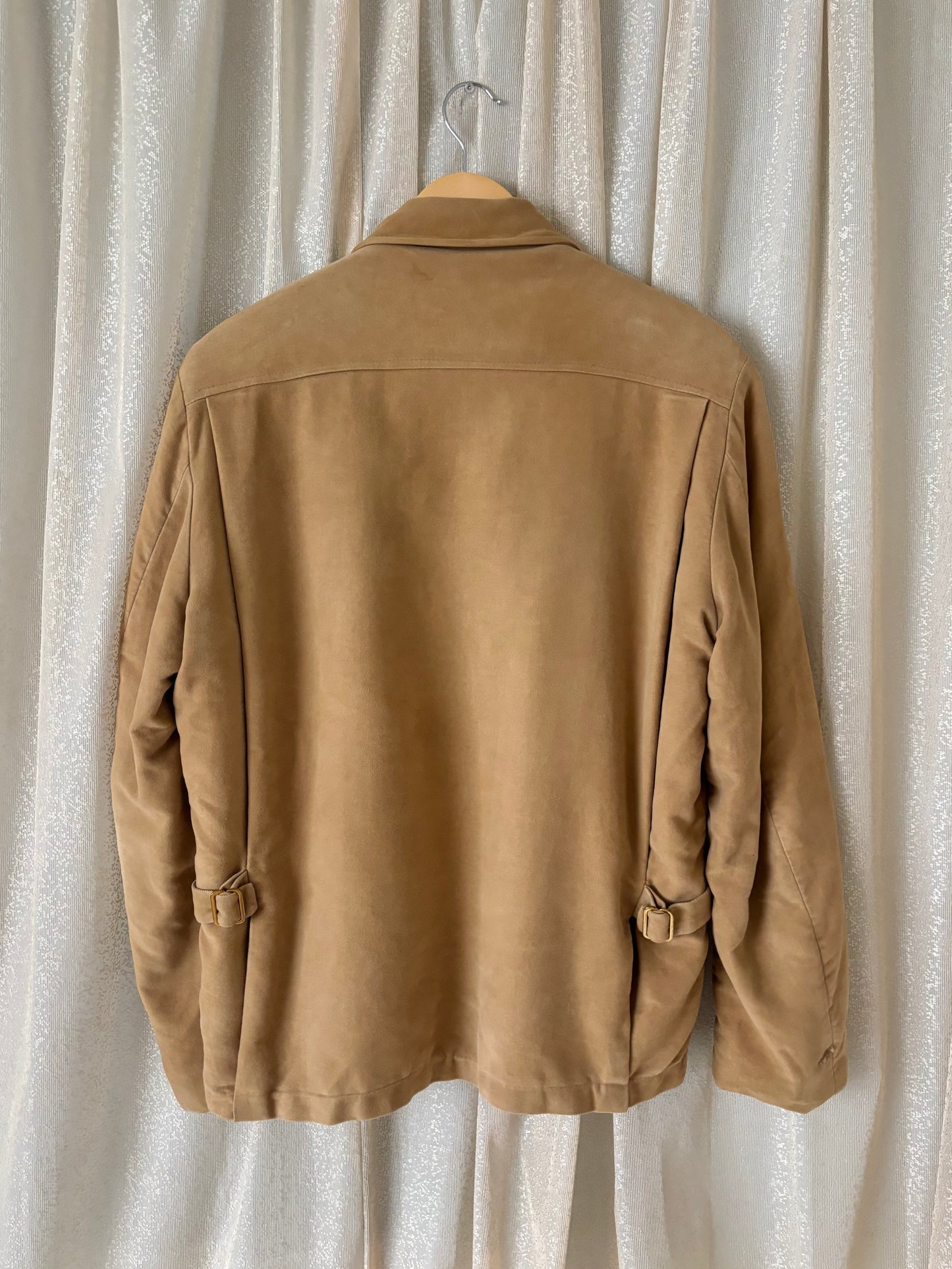 70s Holland suede sherpa lined jacket