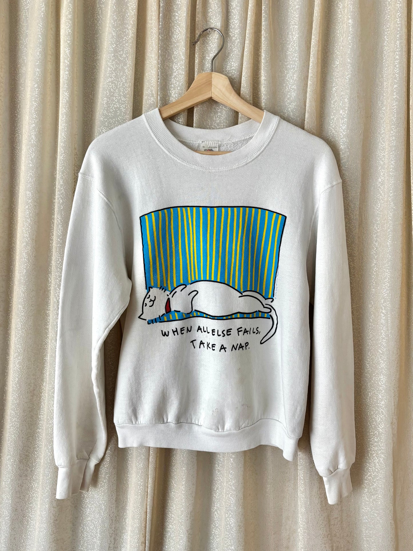 90s Suzy Becker cat crewneck