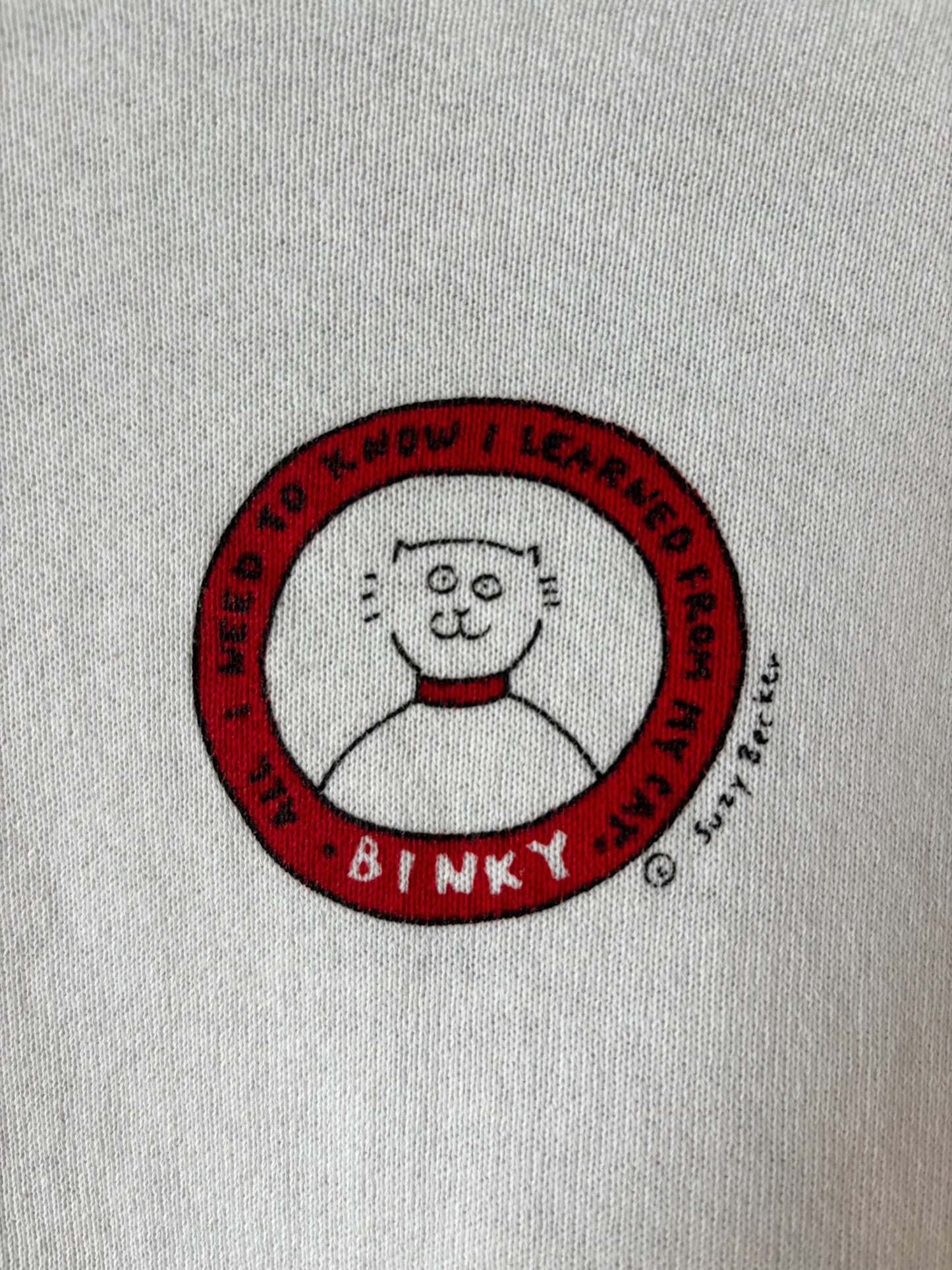 90s Suzy Becker cat crewneck