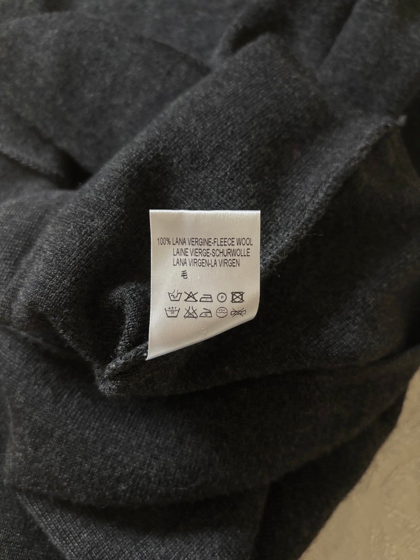 Valentino wool knit ruffle collar dress