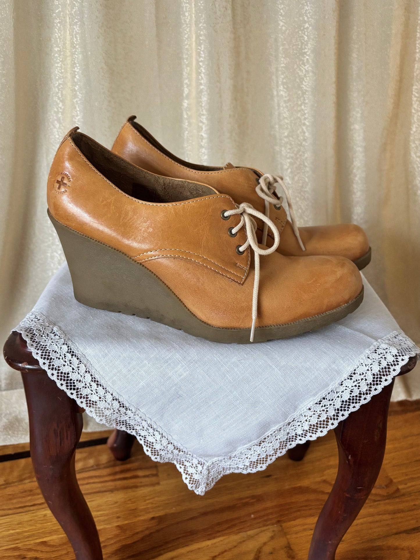 Vintage Dr. Martens wedge oxfords