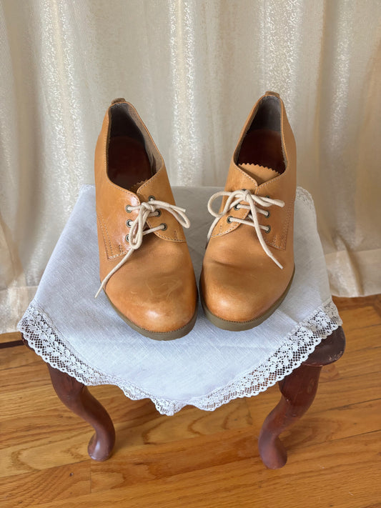 Vintage Dr. Martens wedge oxfords