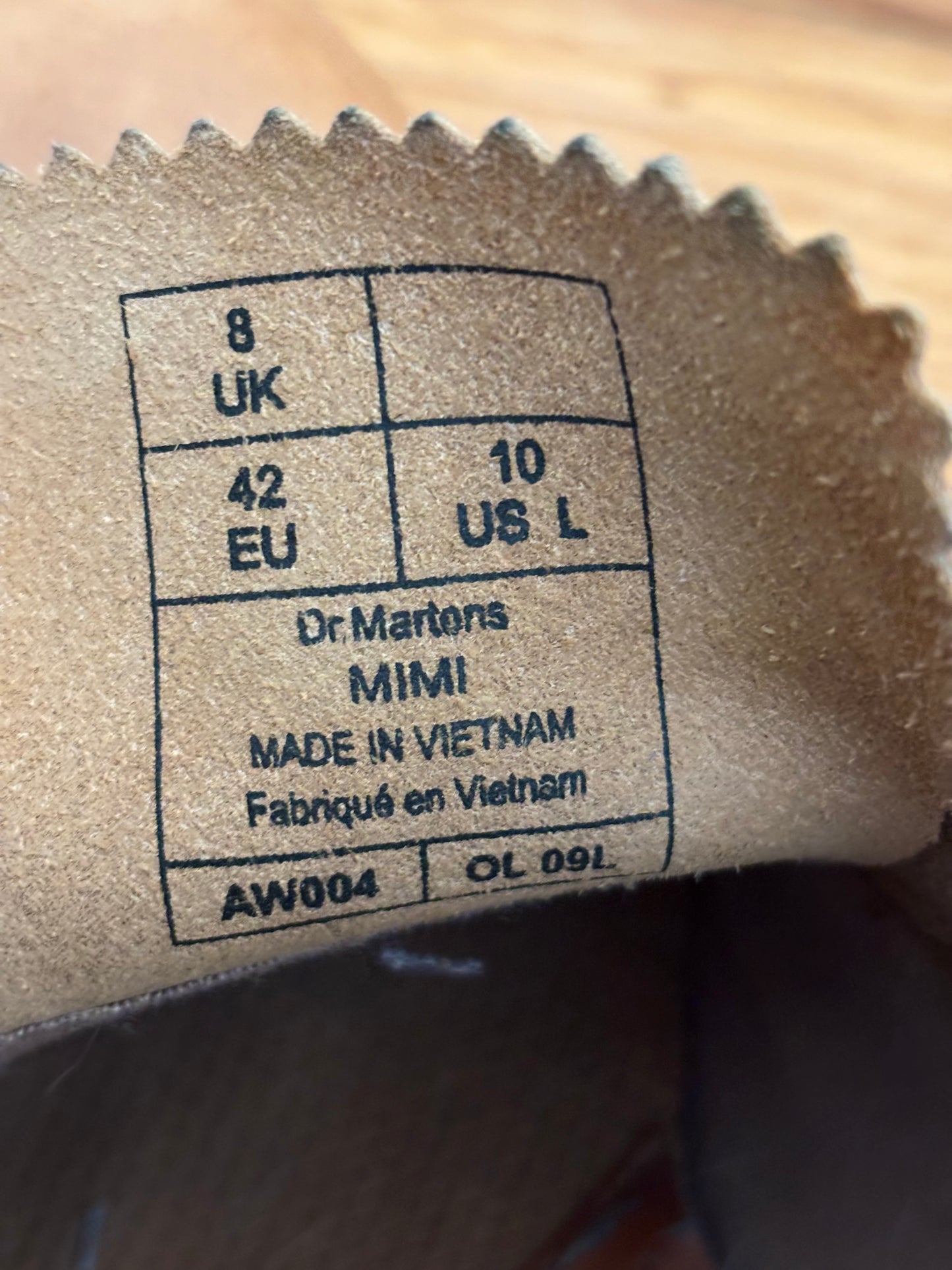 Vintage Dr. Martens wedge oxfords