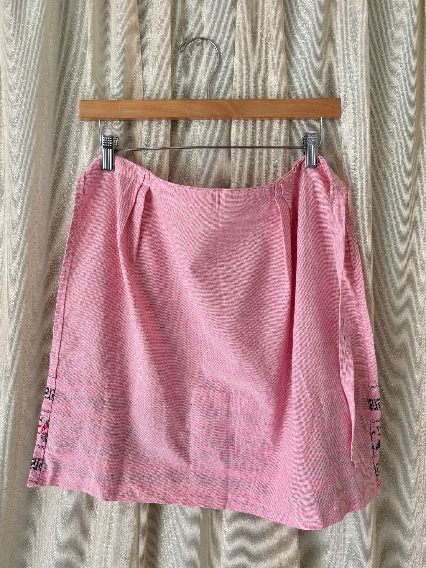 Vintage "Kalamata" Greek souvenir linen apron
