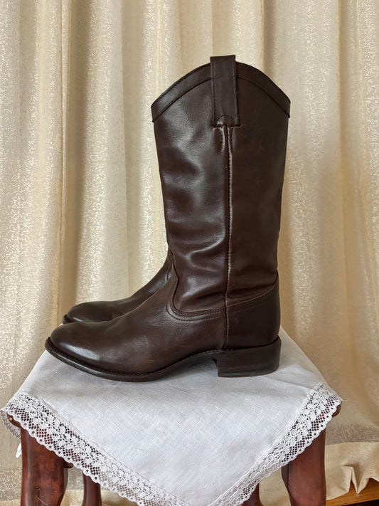 Sonora brown leather boots